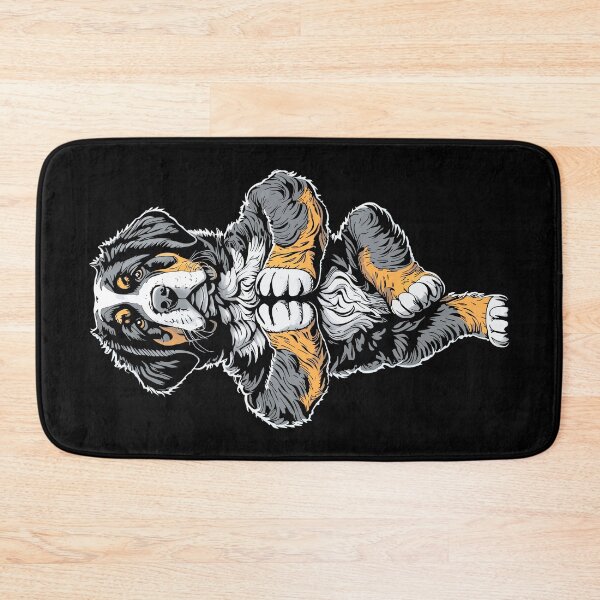 Item preview, Bernese Mountain Dog Yoga Puppy Funny Tree Pose Vrikshasana designed and sold by GrandeDuc.