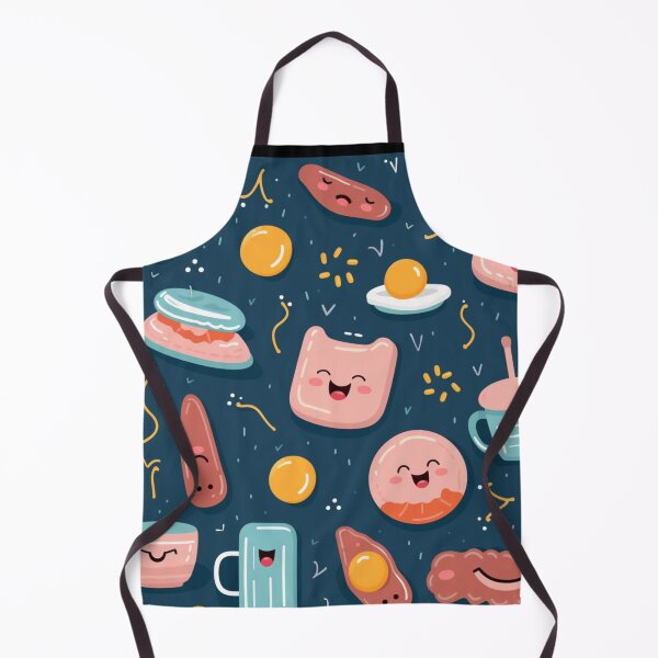 Item preview, patterns with cute food items designed and sold by SasiPen.
