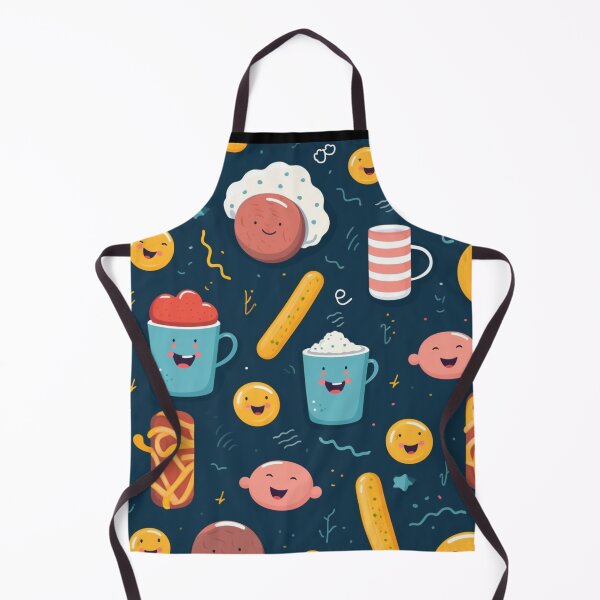 Item preview, patterns with cute food items designed and sold by SasiPen.