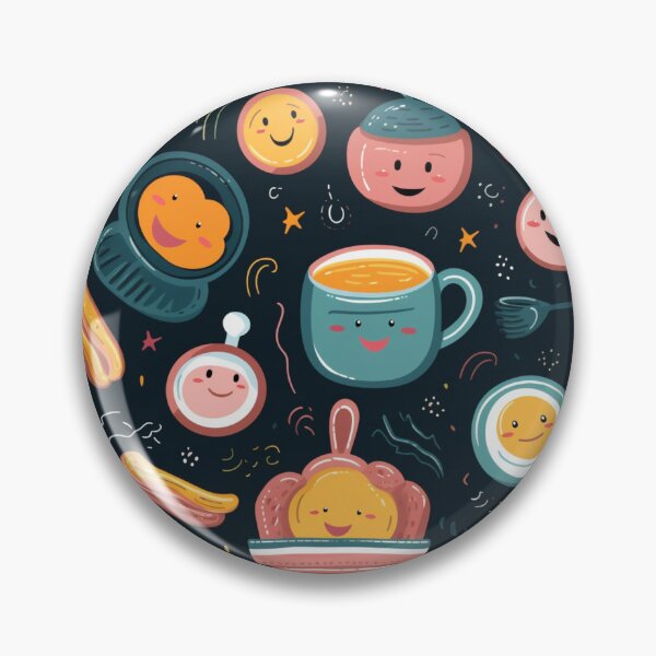 Item preview, patterns with cute food items designed and sold by SasiPen.