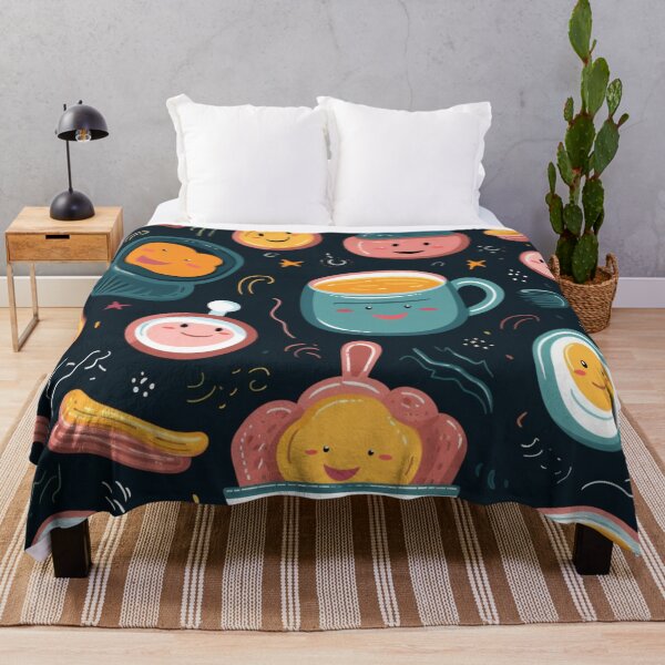 Item preview, patterns with cute food items designed and sold by SasiPen.