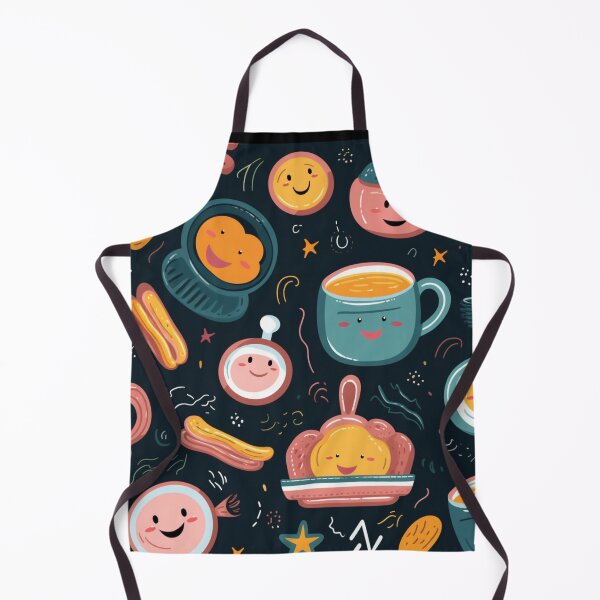 Item preview, patterns with cute food items designed and sold by SasiPen.