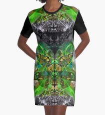From Winter To Spring Graphic T-Shirt Dress