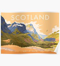 Glen Coe, Scotland Poster