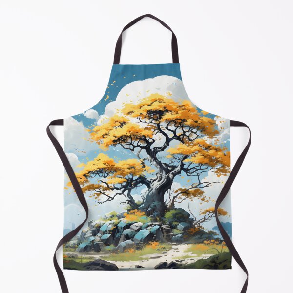 Item preview, Golden Tree Abstract Digital Art designed and sold by inkArtistryfine.