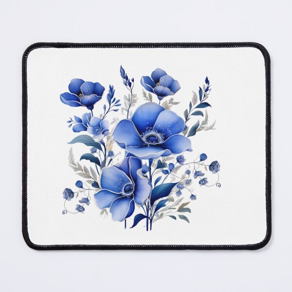 Item preview, Blue flower designed and sold by PearlenePearls.