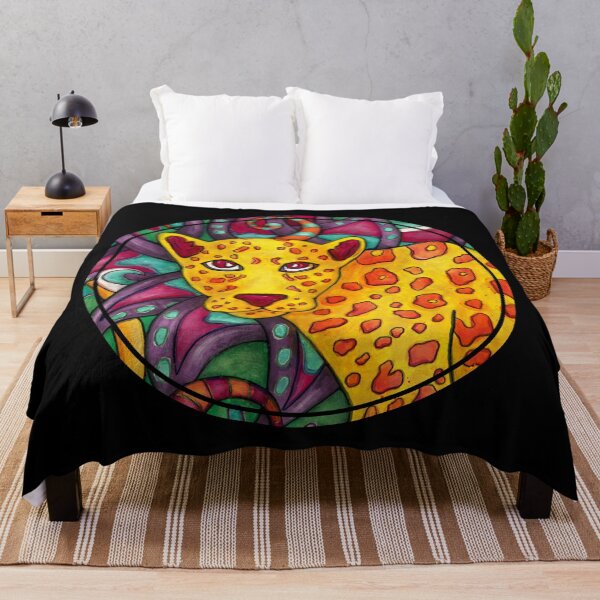 Item preview, Artsy cheetah graphic design, vibrant jungle animal designed and sold by NadiaChevrel.