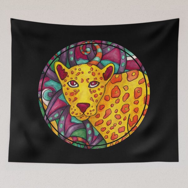 Item preview, Artsy cheetah graphic design, vibrant jungle animal designed and sold by NadiaChevrel.