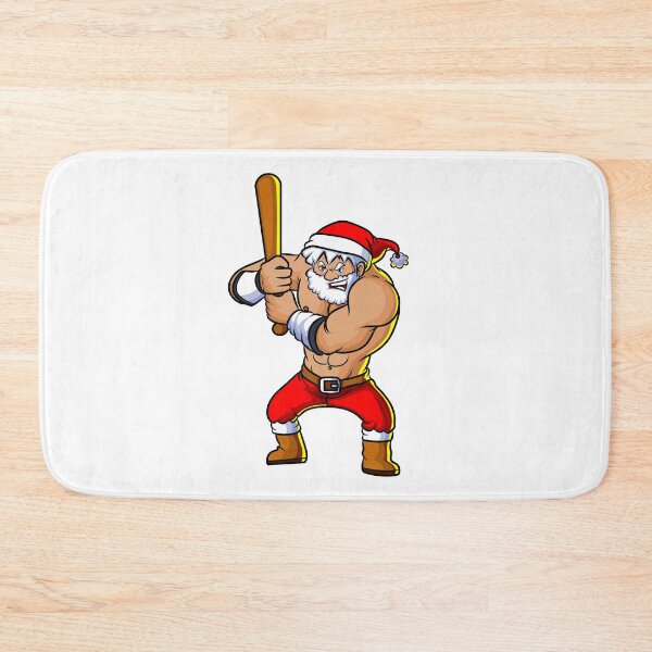 Item preview, Muscla Santa Claus with bat, Santa Claus, Christmas designed and sold by quanlh.