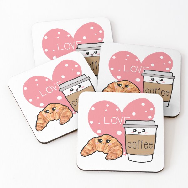 Item preview, Coffee and croissant. Bakery lovely- Sweety. Couple  designed and sold by Game2560.