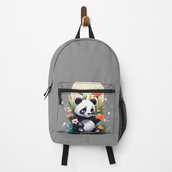 Item preview, Cute panda in flower garden designed and sold by Charmy Design.