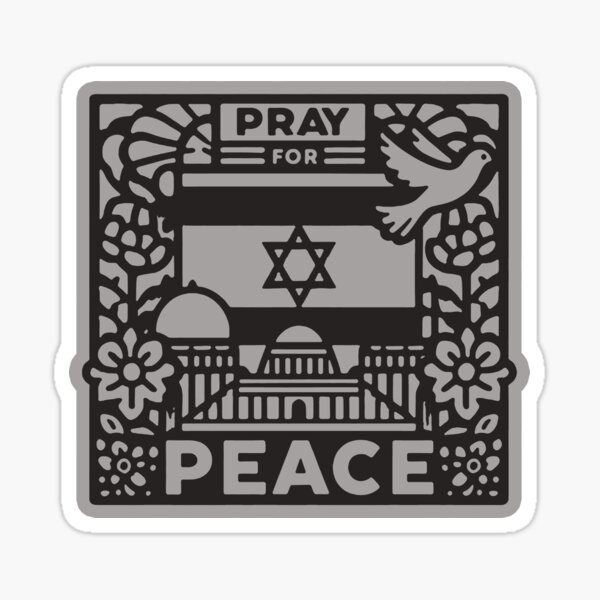 Item preview, Pray For Peace In Israel designed and sold by plushism.