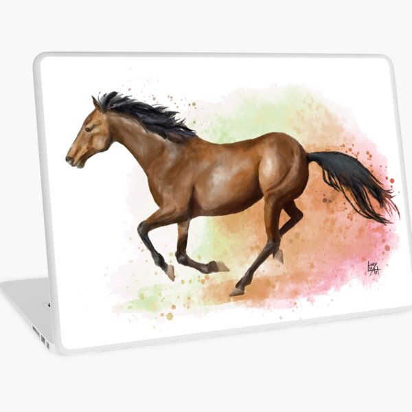 Watercolour Horse Laptop Skin