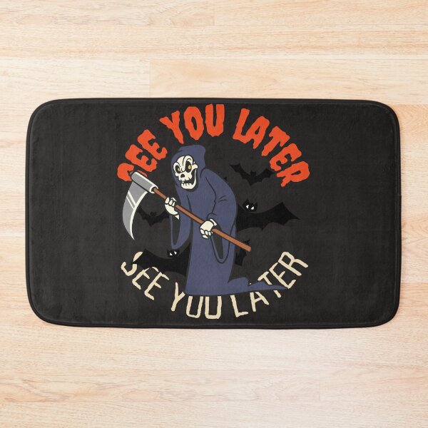Item preview, Retro Cartoon Grim Reaper 'See You Later'  designed and sold by VieBelieve.