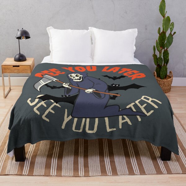Item preview, Retro Cartoon Grim Reaper 'See You Later' designed and sold by VieBelieve.