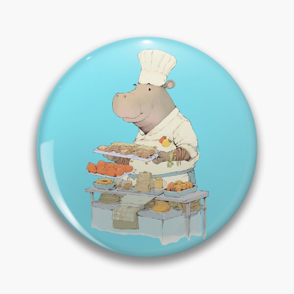Item preview, Hippo chef 000014 designed and sold by LINLINTAIYNG88.