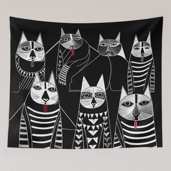 Item preview, "Whimsical Cats # 40" designed and sold by Glen Allison.