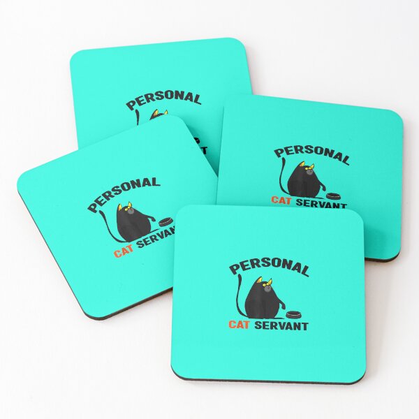 Item preview, Black Cat Personal Cat Servant Funny Cat Humor T Shirt designed and sold by MarkusNowa.