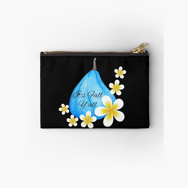 Item preview, It's Fall Y'all Blue Floral Pumpkin designed and sold by GraphicsClub.