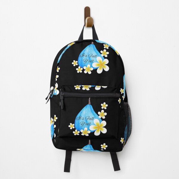 Item preview, It's Fall Y'all Blue Floral Pumpkin designed and sold by GraphicsClub.