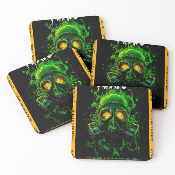 Item preview, Danger Gas mask - toxic sickness designed and sold by Gwadesigns.