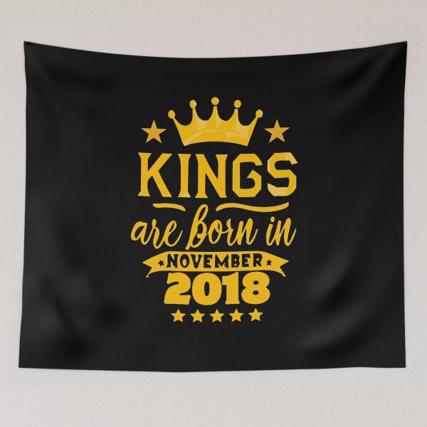 Item preview, Kings Are Born In November 2018 5th Birthday designed and sold by Sofia Rose Design ⭐️⭐️⭐️⭐️⭐️.