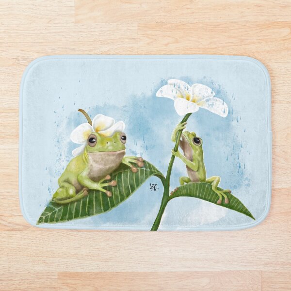 Item preview, Watercolour Flower Frogs designed and sold by lucyluart.