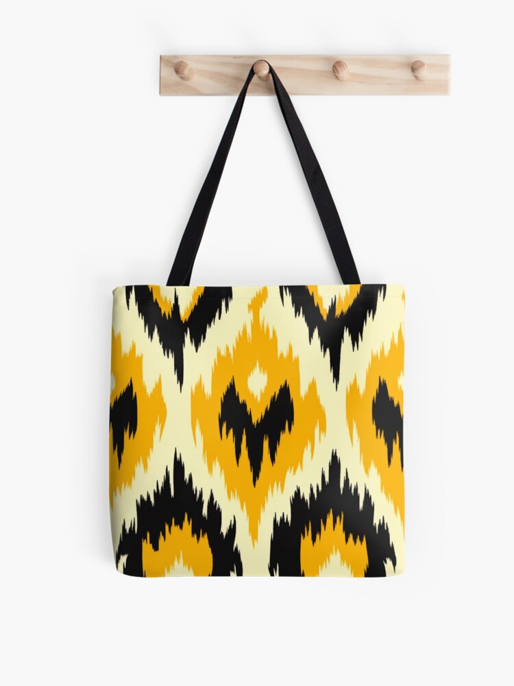 Thumbnail 1 of 2, Tote Bag, Ikat Pattern designed and sold by SideSignal.