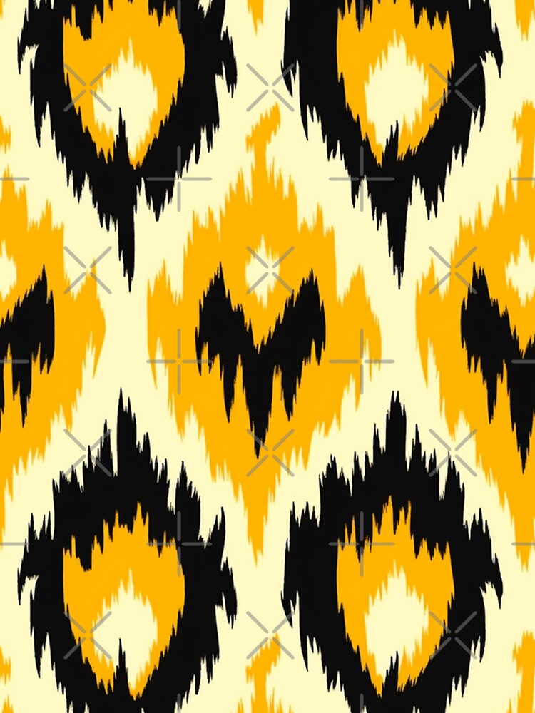 Thumbnail 4 of 4, Graphic T-Shirt, Ikat Pattern designed and sold by SideSignal.