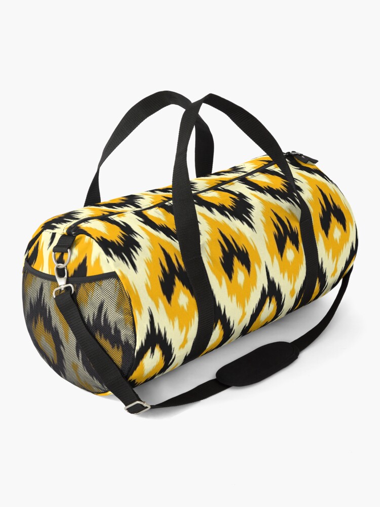 Thumbnail 2 of 3, Duffle Bag, Ikat Pattern designed and sold by SideSignal.