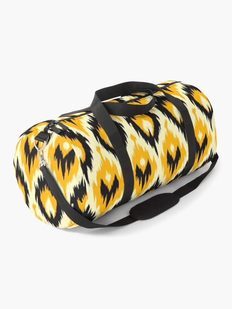 Thumbnail 1 of 3, Duffle Bag, Ikat Pattern designed and sold by SideSignal.