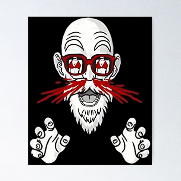 Anime Dragon Ball Z Old Man (Master Roshi) Poster for Sale by Shine-line