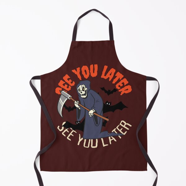 Item preview, Retro Cartoon Grim Reaper 'See You Later' designed and sold by VieBelieve.