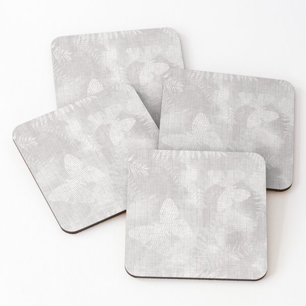 Item preview, Monochrome tropical pattern, light gray beige background. designed and sold by marinaklykva.