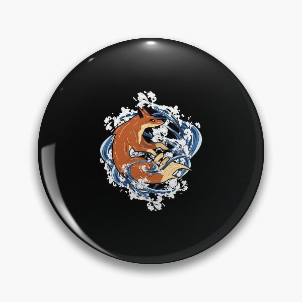 Item preview, fox in wave, fox in kaijune event, fox wave kaijune event designed and sold by GreyStanzione1.