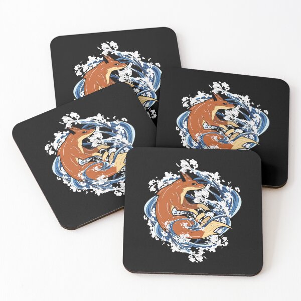 Item preview, fox in wave, fox in kaijune event, fox wave kaijune event designed and sold by GreyStanzione1.