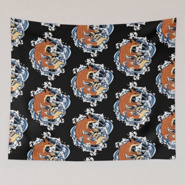 Item preview, fox in wave, fox in kaijune event, fox wave kaijune event designed and sold by GreyStanzione1.