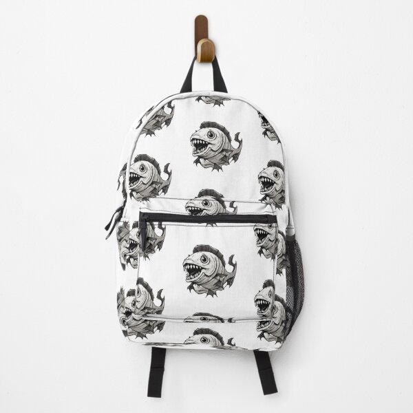 Item preview, piranha joe Halloween black and white fan art designed and sold by in-leggings.