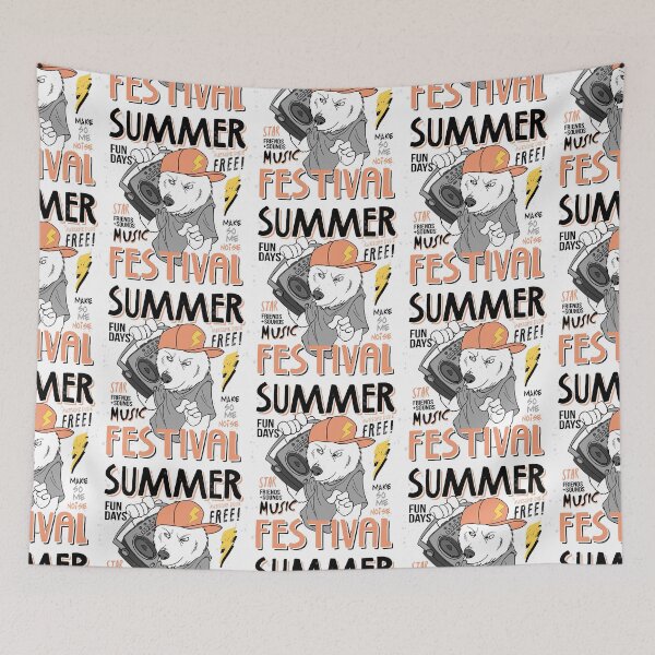 Item preview, Hipohop bear cassette, bear summer festival designed and sold by GreyStanzione1.
