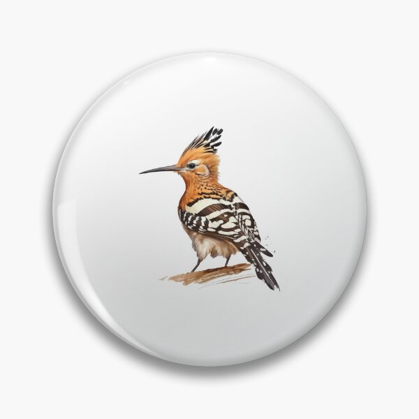 Item preview, hoopoe bird , Hoopoe bird portrait, hoopoe bird drawing  designed and sold by GreyStanzione1.
