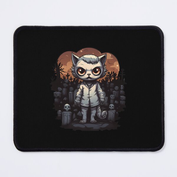Item preview, Halloween Scary Cemetery Stalker Cat: Creepily Captivating designed and sold by hamishby.