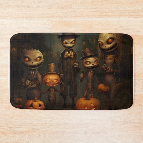 Item preview, Happy family enjoying in Halloween at home. designed and sold by Nickyayee.