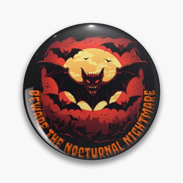 Item preview, Bewitched Night: Graphic-Inspired Bats Illustration designed and sold by Bee Happy Creative™.