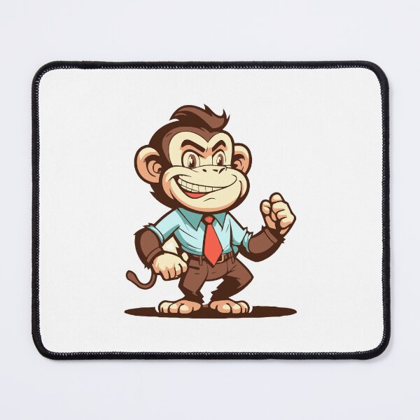 Item preview, Mokey cartoon officer, cute mokey officer, monkey officer character designed and sold by GreyStanzione1.