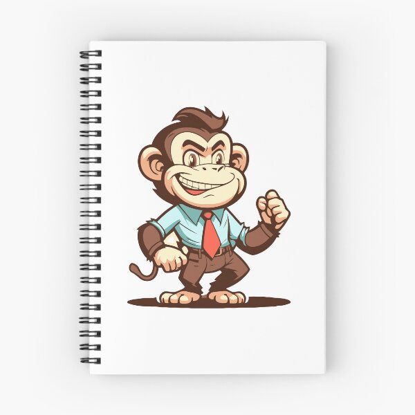 Item preview, Mokey cartoon officer, cute mokey officer, monkey officer character designed and sold by GreyStanzione1.