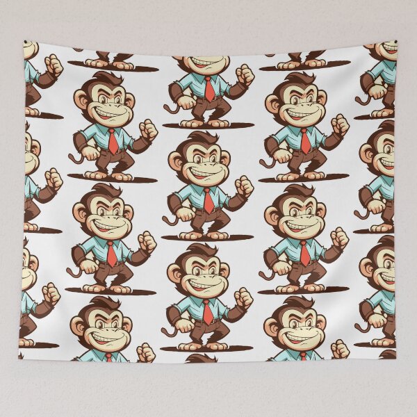 Item preview, Mokey cartoon officer, cute mokey officer, monkey officer character designed and sold by GreyStanzione1.