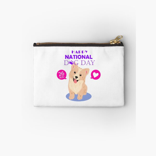 Item preview, cute dog portrait for national dog day, happy national dog day designed and sold by GreyStanzione1.