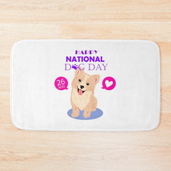 Item preview, cute dog portrait for national dog day, happy national dog day designed and sold by GreyStanzione1.