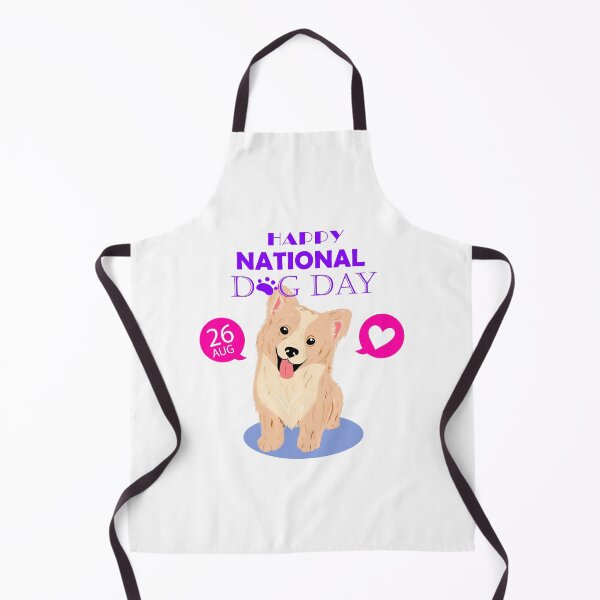 Item preview, cute dog portrait for national dog day, happy national dog day designed and sold by GreyStanzione1.