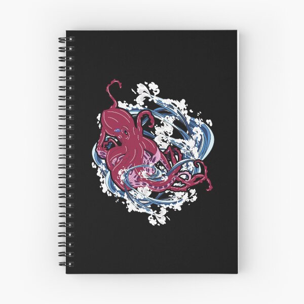 Item preview, octopus in wave, octopus in kaijune event, Japanese characters in kaijune event designed and sold by GreyStanzione1.